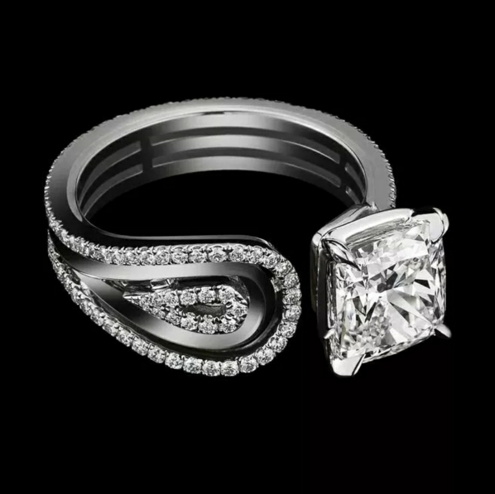 💍💎Stunning Silver White Sapphire Ring